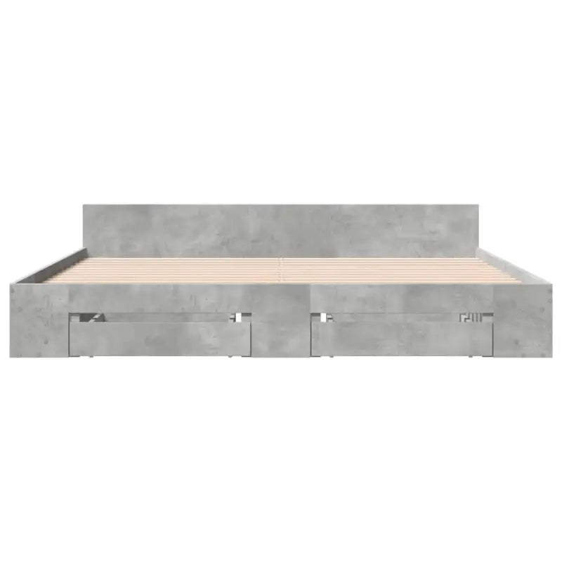 Modern bedframe met lades van bewerkt hout voor een stijlvolle slaapkamer - Bedden & bedframes