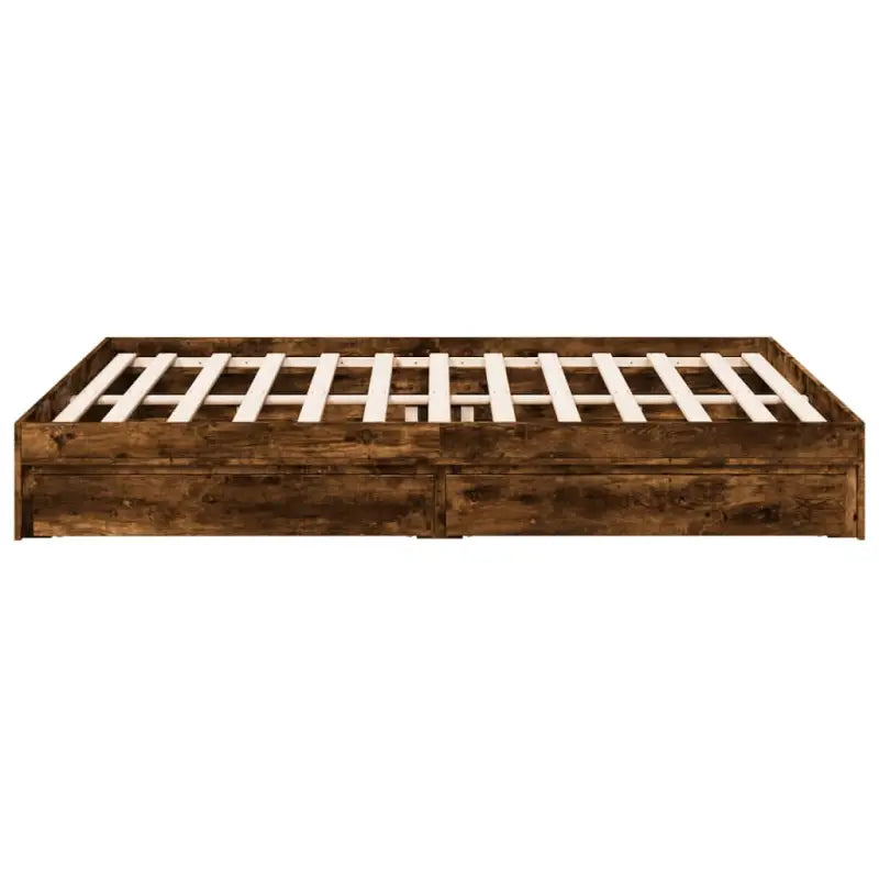 Modern bedframe met lades van bewerkt hout voor een stijlvolle slaapkamer - Bedden & bedframes