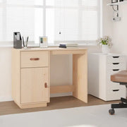Modern bureau met massief grenenhout voor een elegante werkplek - Bureaus