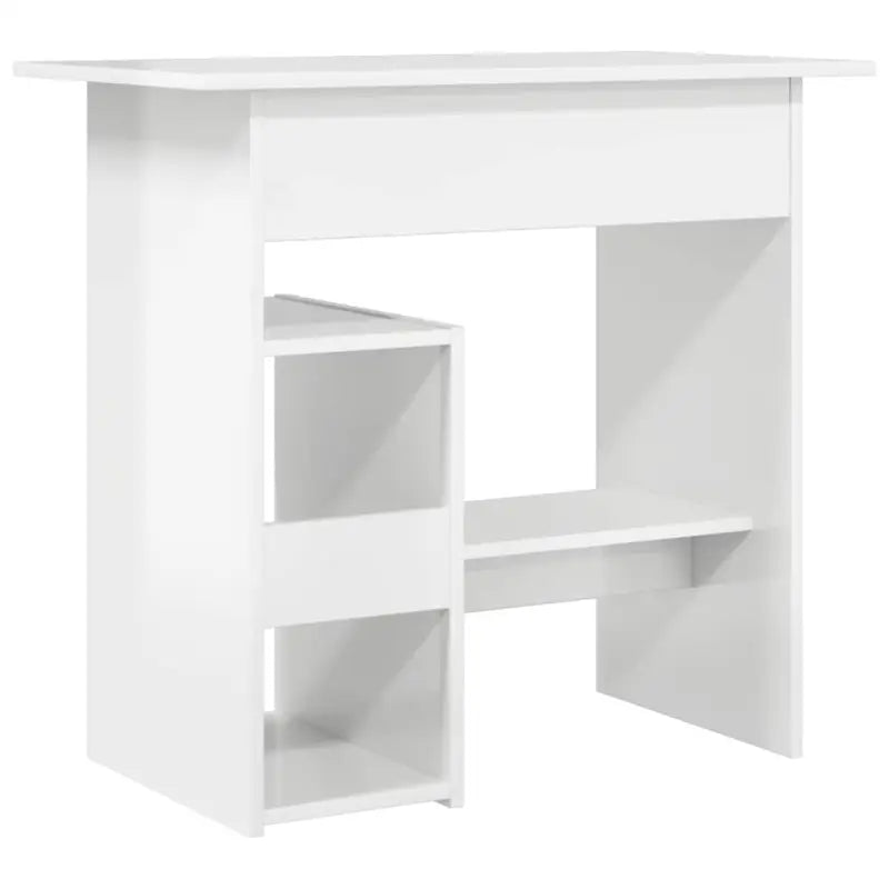 Modern bureau van bewerkt hout met hoogglans wit en makkelijk schoon te maken - Bureaus