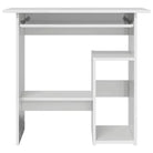 Modern bureau van bewerkt hout met hoogglans wit en makkelijk schoon te maken - Bureaus