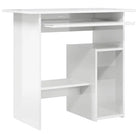 Modern bureau van bewerkt hout met hoogglans wit en makkelijk schoon te maken - Bureaus