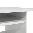 Modern bureau van bewerkt hout met hoogglans wit en makkelijk schoon te maken - Bureaus