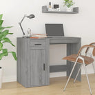 Modern bureaus van bewerkt hout met elegante en duurzame afwerking - Grijs sonoma - Bureaus