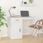 Modern bureaus van bewerkt hout met elegante en duurzame afwerking - Wit - Bureaus