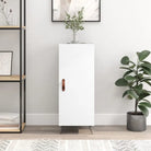 Modern dressoir in sonoma eiken met metalen poten en bewerkt hout - Wit / 1 - Dressoirs & buffetkasten