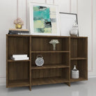 Modern dressoir met bewerkt hout en schappen voor interieurbijwerking - Dressoirs & buffetkasten