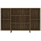 Modern dressoir met bewerkt hout en schappen voor interieurbijwerking - Dressoirs & buffetkasten