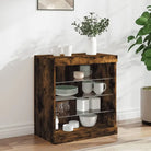 Modern dressoir met LED-verlichting en duurzame houten afwerking - Gerookt eiken / 1 - Dressoirs & buffetkasten