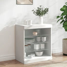 Modern dressoir met LED-verlichting en duurzame houten afwerking - Wit / 1 - Dressoirs & buffetkasten
