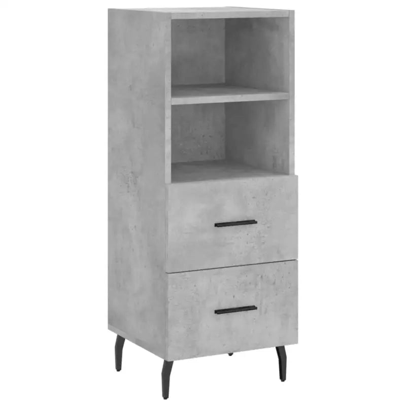 Modern dressoir met metalen poten en bewerkt hout voor een tijdloze uitstraling - Dressoirs & buffetkasten