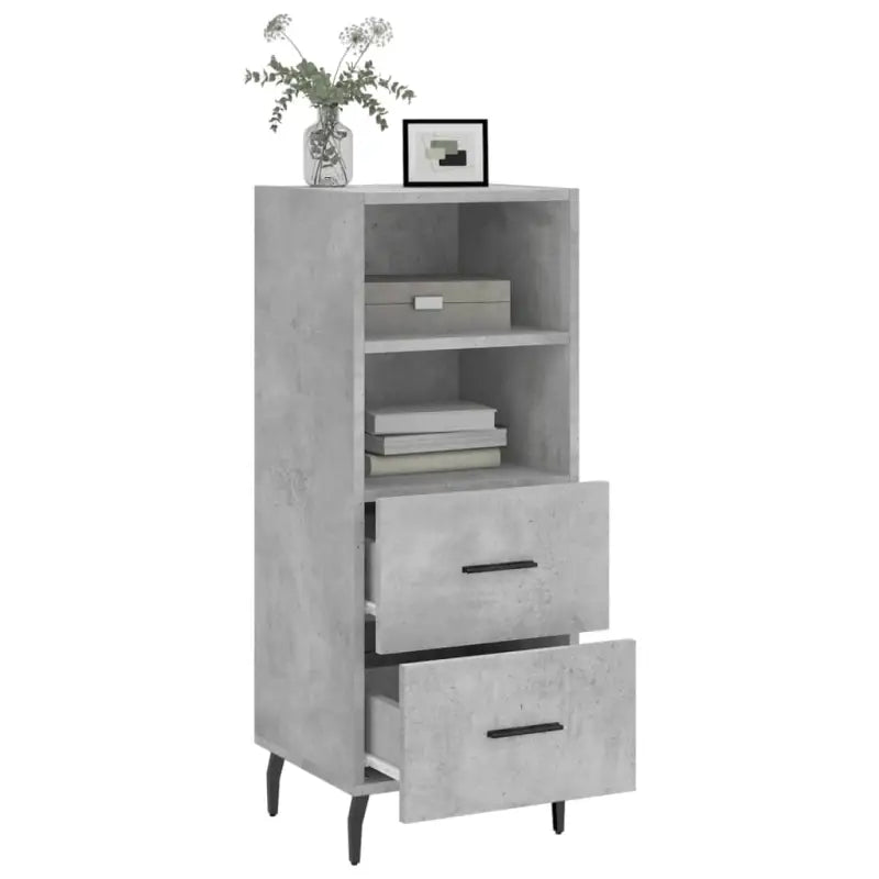 Modern dressoir met metalen poten en bewerkt hout voor een tijdloze uitstraling - Dressoirs & buffetkasten