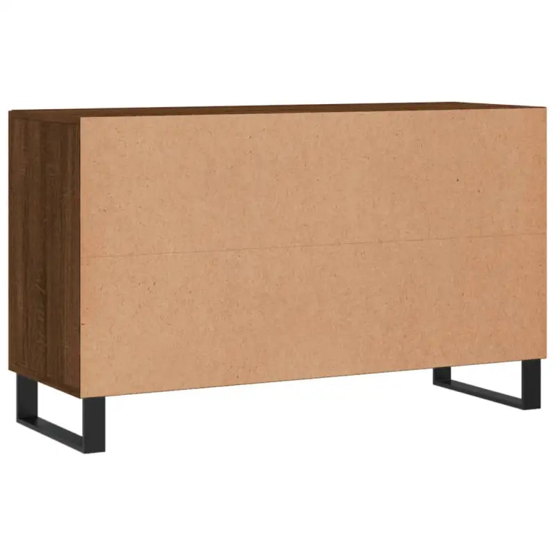 Modern dressoir met metalen poten en bewerkt hout voor een tijdloze uitstraling - Dressoirs & buffetkasten