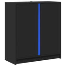 Modern dressoir met rgb led-verlichting en bewerkt hout for een stijlvol interieur - Dressoirs & buffetkasten