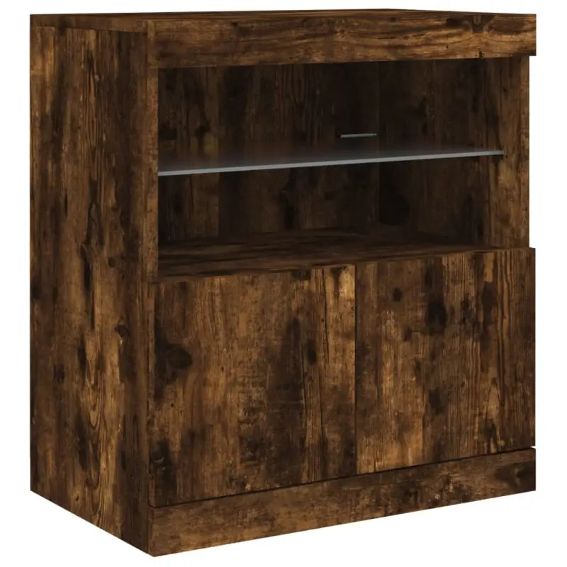 Modern dressoir met rgb led-verlichting en duurzaam bewerkt hout - Dressoirs & buffetkasten