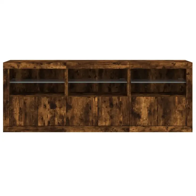 Modern dressoir met rgb led-verlichting en duurzaam bewerkt hout - Dressoirs & buffetkasten