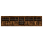 Modern dressoir met RGB LED-verlichting en duurzaam bewerkt hout - Dressoirs & buffetkasten