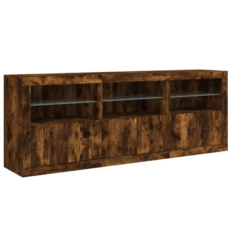 Modern dressoir met rgb led-verlichting en duurzaam bewerkt hout - Dressoirs & buffetkasten