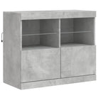 Modern dressoir met rgb led-verlichting en duurzaam bewerkt hout - Dressoirs & buffetkasten