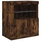 Modern dressoir met RGB LED-verlichting en duurzaam bewerkt hout - Dressoirs & buffetkasten