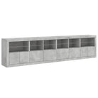 Modern dressoir met rgb led-verlichting en duurzaam bewerkt hout - Dressoirs & buffetkasten