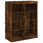 Modern dressoir met rgb led-verlichting en duurzaam bewerkt hout - Dressoirs & buffetkasten