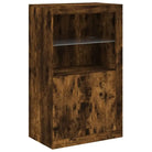 Modern dressoir met rgb led-verlichting en duurzaam bewerkt hout - Dressoirs & buffetkasten