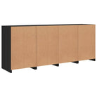 Modern dressoir met rgb led-verlichting en duurzame bewerkte houtoppervlakte - Dressoirs & buffetkasten