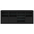 Modern dressoir met rgb led-verlichting en duurzame bewerkte houtoppervlakte - Dressoirs & buffetkasten