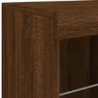 Modern dressoir met rgb led-verlichting en duurzame bewerkte hout afwerking - Dressoirs & buffetkasten