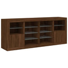 Modern dressoir met rgb led-verlichting en duurzame bewerkte hout afwerking - Dressoirs & buffetkasten