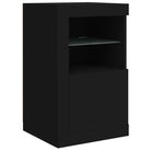 Modern dressoir met rgb led-verlichting en hoogwaardig bewerkt hout - Dressoirs & buffetkasten