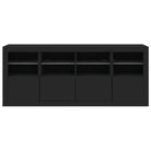 Modern dressoir met rgb led-verlichting en hoogwaardig bewerkt hout - Dressoirs & buffetkasten