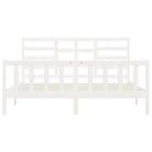 Modern houten bedframe van massief grenenhout met levering bevat - Bedden & bedframes