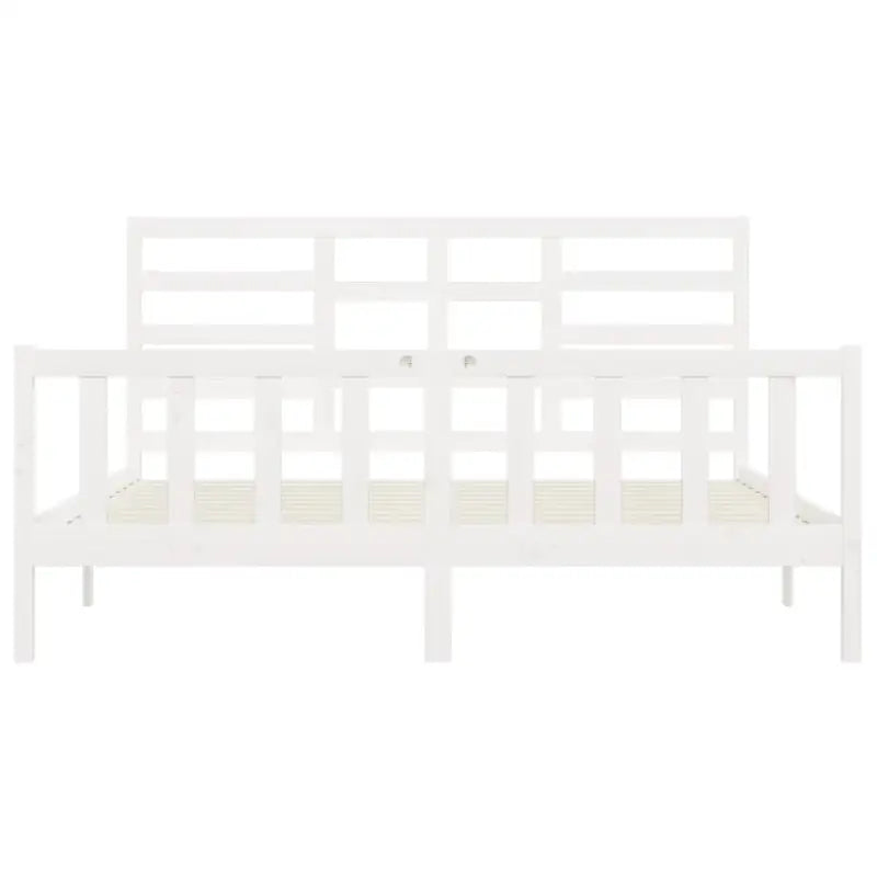 Modern houten bedframe van massief grenenhout met levering bevat - Bedden & bedframes