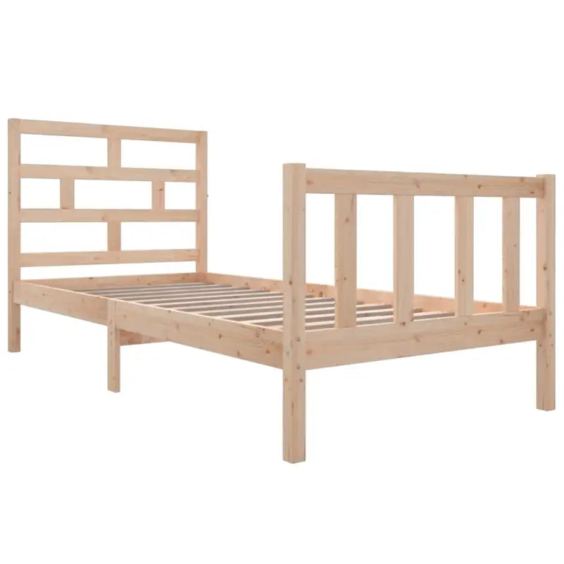 Modern houten bedframe van massief grenenhout met levering bevat - Bedden & bedframes