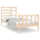 Modern houten bedframe van massief grenenhout met levering bevat - Bedden & bedframes