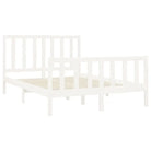 Modern houten bedframe van massief grenenhout met levering bevat - Bedden & bedframes
