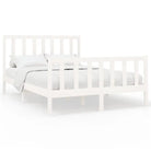 Modern houten bedframe van massief grenenhout met levering bevat - Bedden & bedframes