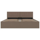 Modern hydraulisch bed met multiplex lattenbodem en stofkader - Bedden & bedframes