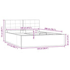 Modern hydraulisch bedframe met multiplex lattenbodem en kunstleren finish - Bedden & bedframes