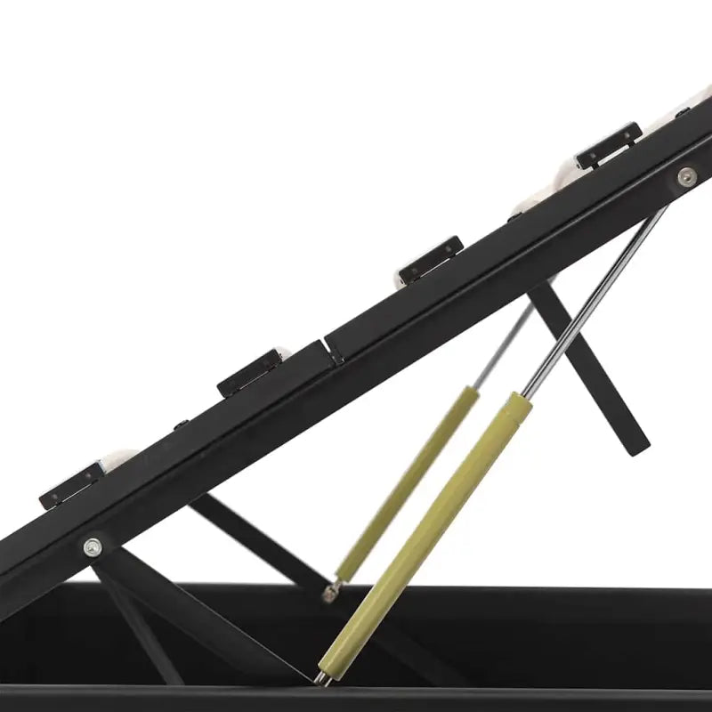 Modern hydraulisch bedframe met multiplex lattenbodem en kunstleren finish - Bedden & bedframes