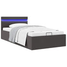 Modern hydraulisch bedframe met multiplex lattenbodem en robuuste bouw - Bedden & bedframes