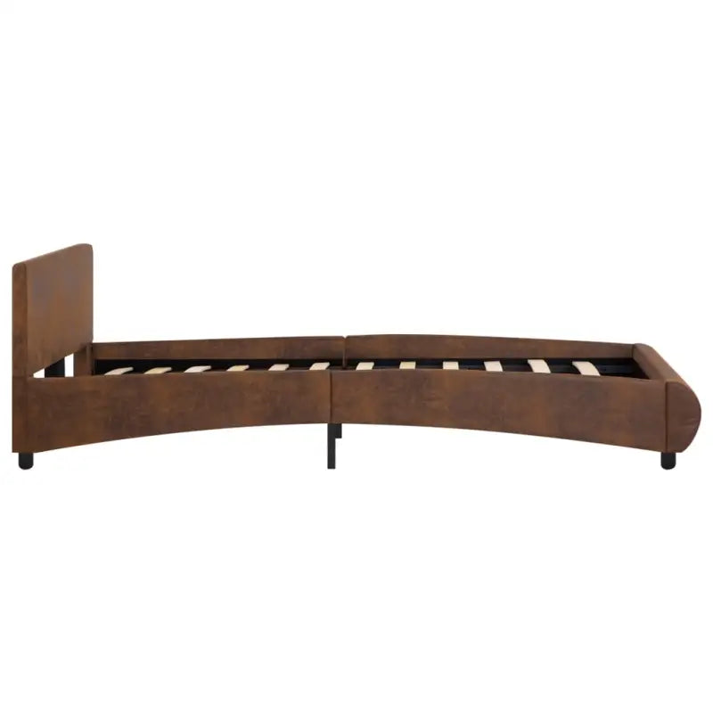 Modern kunstleren bedframe met gepoedercoat stalen frame voor stijlvolle slaapkamers - Bedden & bedframes