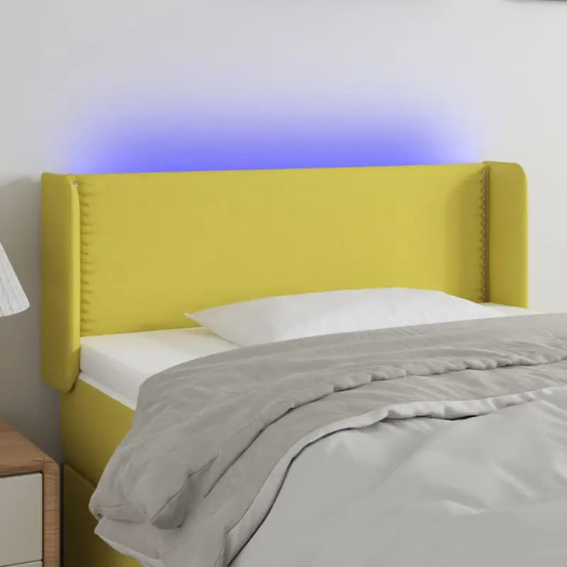 Modern LED Hoofdbord voor een stijlvolle slaapkamer uitstraling - Groen / 103 x 16 x 78/88 cm / 1 - Hoofdborden