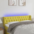 Modern LED hoofdbord voor een stijlvolle slaapkamer uitstraling - Groen / 147 x 16 x 78/88 cm / 1 - Hoofdborden