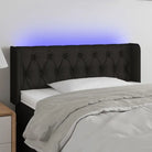 Modern LED hoofdbord voor een stijlvolle slaapkamer uitstraling - Zwart / 93 x 16 x 78/88 cm / 1 - Hoofdborden