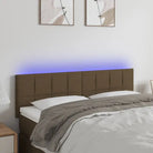 Modern LED Hoofdborden voor een stijlvolle slaapkamer uitstraling - Donkerbruin / 144 x 5 x 78/88 cm / 1 - Hoofdborden