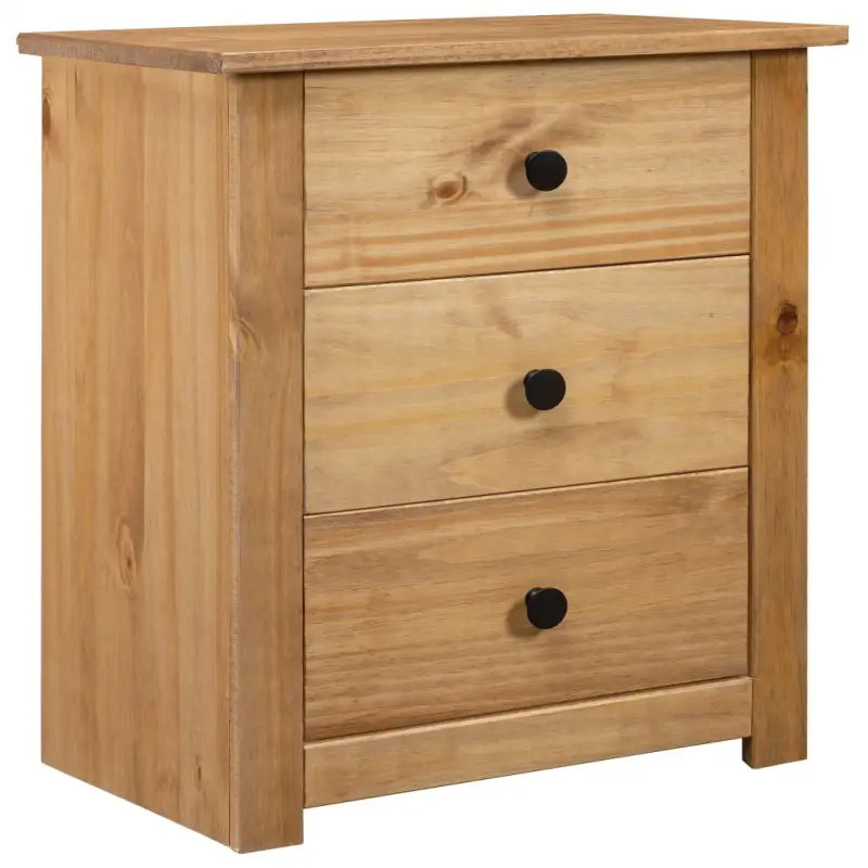 Modern massief grenenhout nachtkastje met opbergfunctie en droog doek - Bruin / 1 - Nachtkastjes