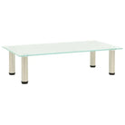 Modern tv-meubel met gehard glas en roestvrij staal voor een strakke uitstraling - Mat / 1 / 60 cm - Tv-meubels